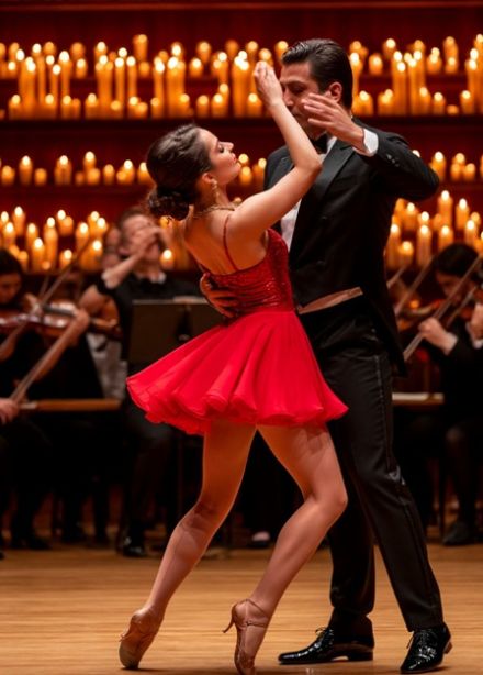 Libertango-1000 свечей (А.Пьяццолла, Л.Эйнауди, Х.Циммер)