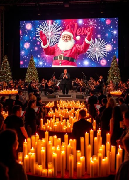 Новогоднее шоу саундтреков при свечах с АСО-оркестром